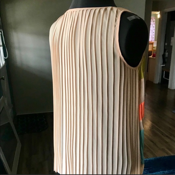 Blu Pepper pleated hi-low top - Picture 4 of 4